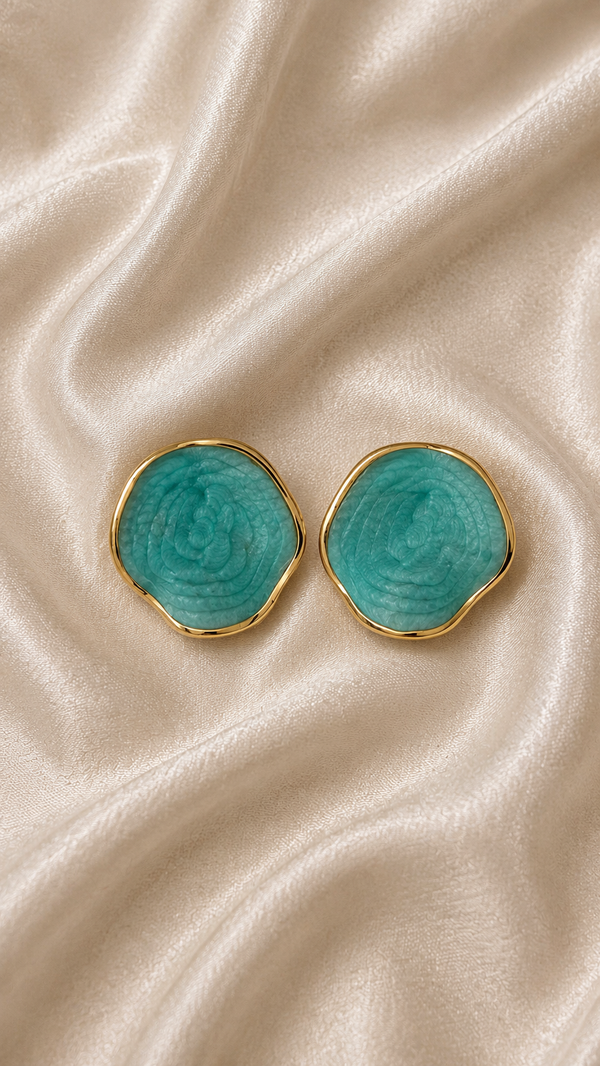 Boucles d’oreilles NINA bleu