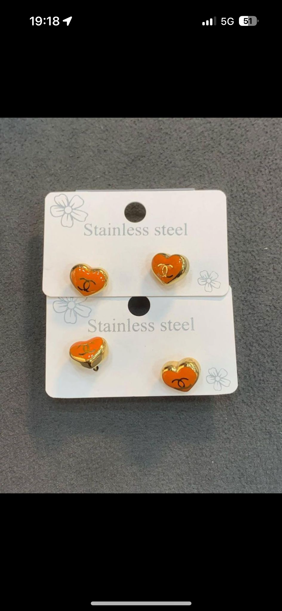 Boucles d’oreilles CŒUR