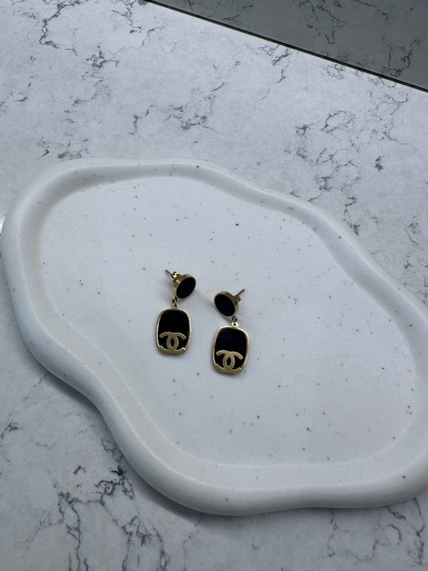 Boucles d’oreilles CASSY noir