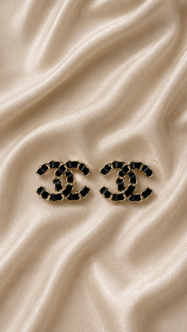Boucles d’oreilles ANELYA noir or