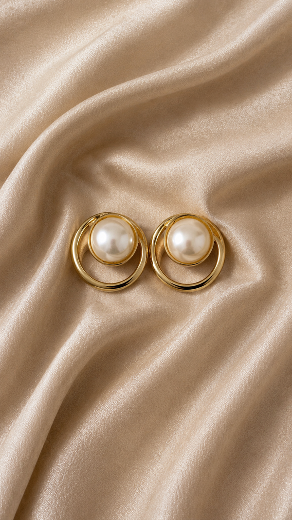 Boucles d’oreilles FANNY blanches