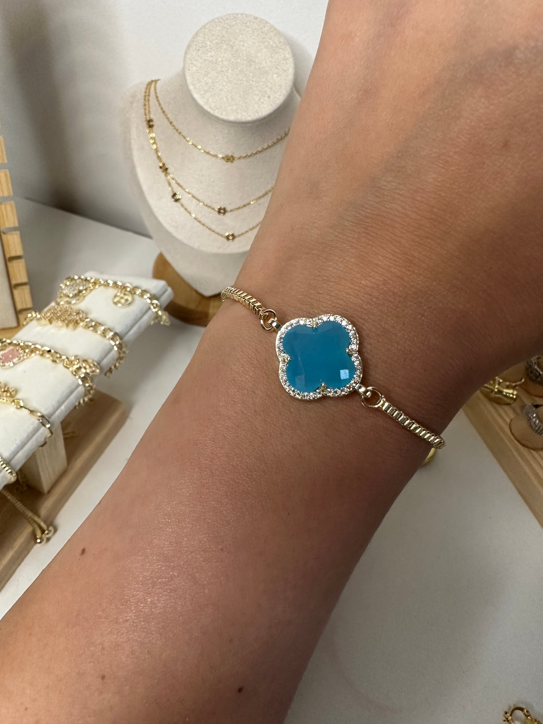 Bracelet bleu SAMIA