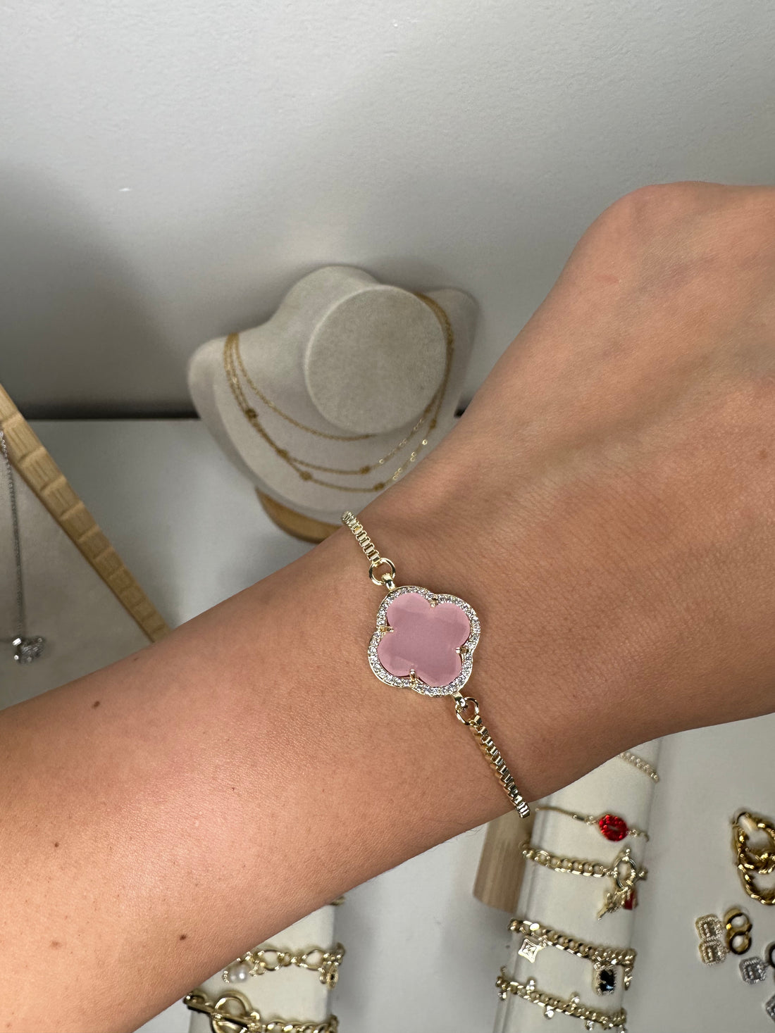 Bracelet rose SAMIA